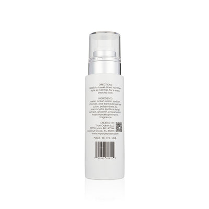 Back of true ocean beach hair spray