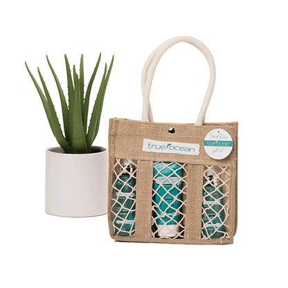 True Ocean Coastal gift set - Island Bliss, contains pillow mist, mineral lotion and body spray.