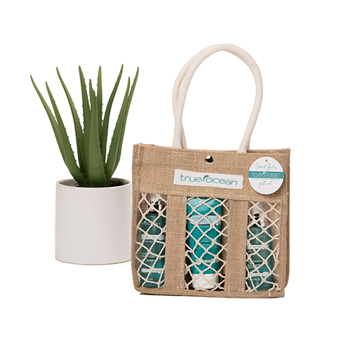 True Ocean Coastal gift set - Island Bliss, contains pillow mist, mineral lotion and body spray.